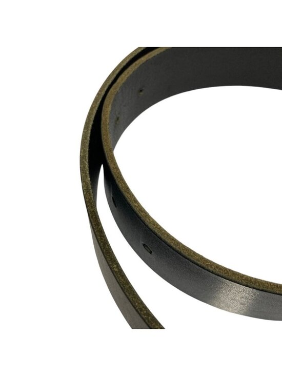 Dolce & Gabbana Square Buckle Leather Belt 90 cm Black Silver main image 6